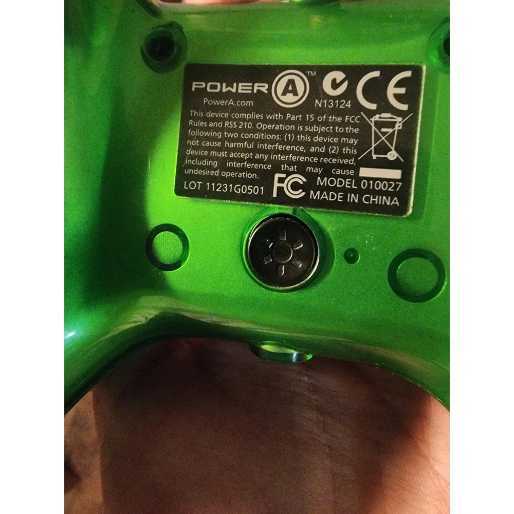 Power A Mini Pro Ex Xbox 360 Liquid Green Wired Controller Rare